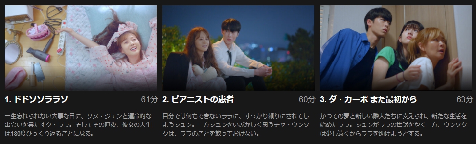 ドドソソララソ　Netflix　話数